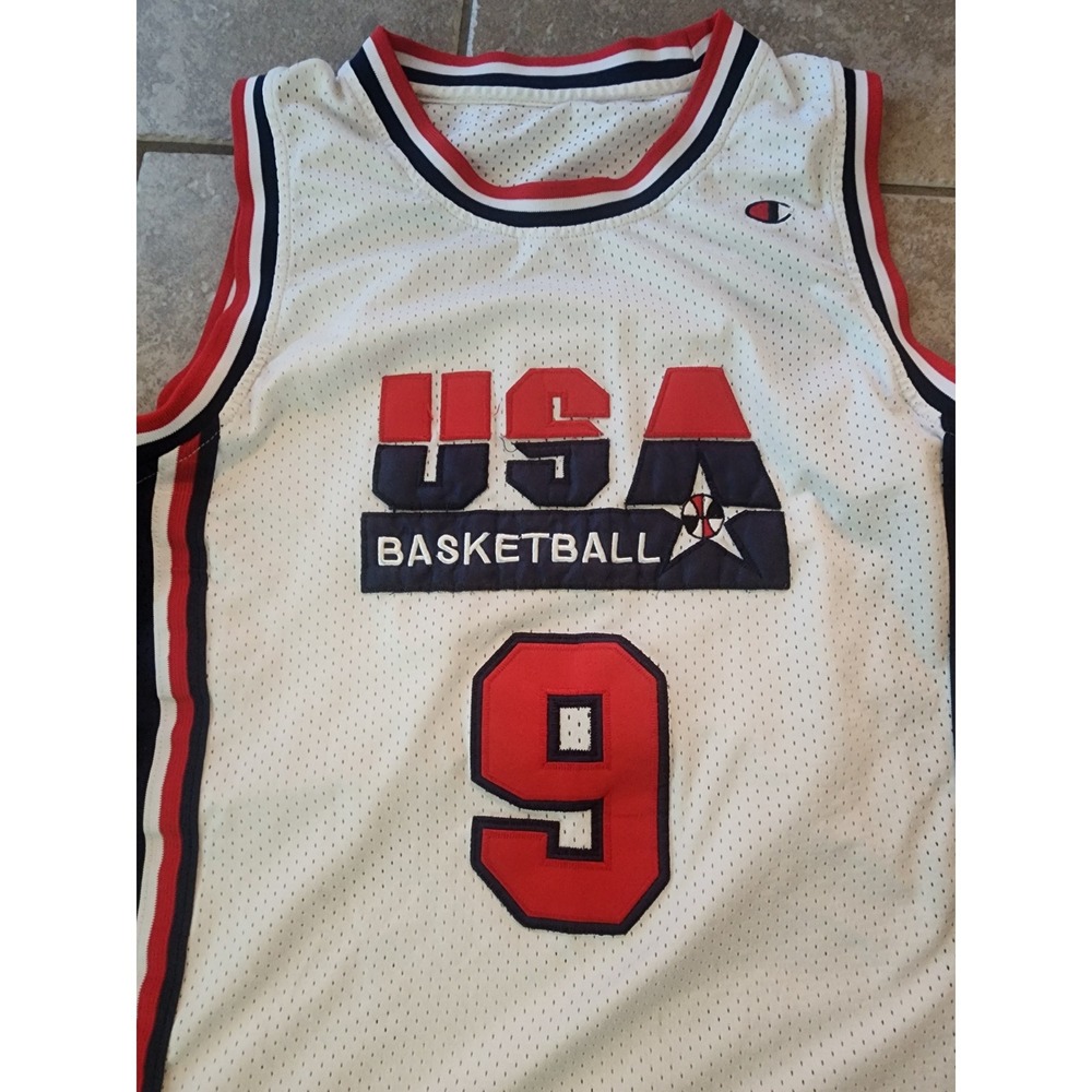 Vintage 1992 Champion Michael Jordan USA Dream Team Olympic Jersey Size 44